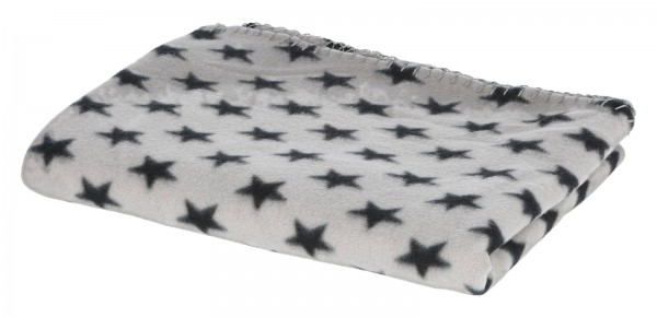 Kerbl Hundedecke &quot;Stella&quot;,mit Sternenmotiv, grau