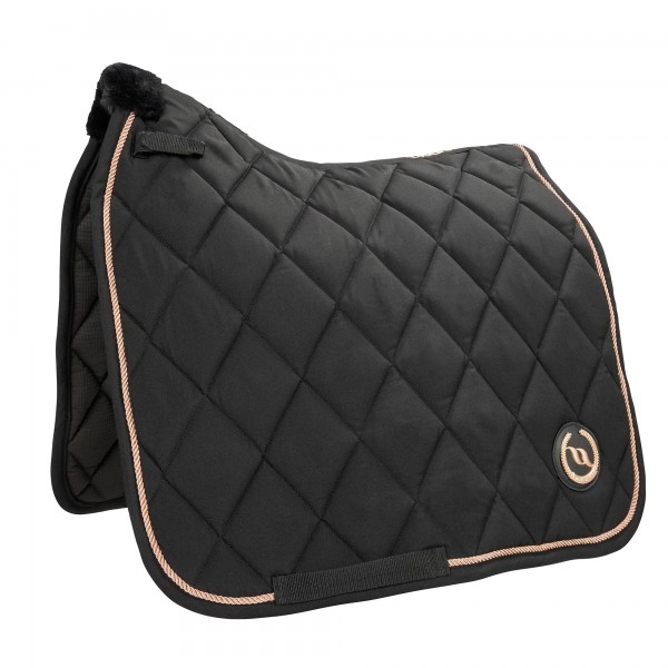 Back on Track Haze Collection Schabracke, Dressur, schwarz/roségold