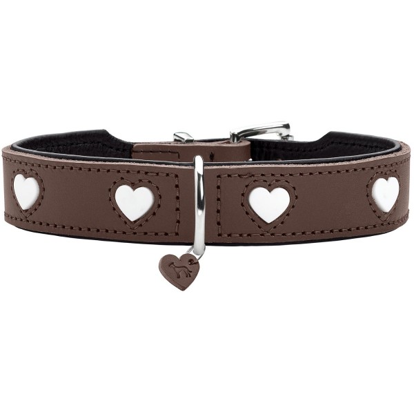 Hunter Halsband Love,braun/schwarz