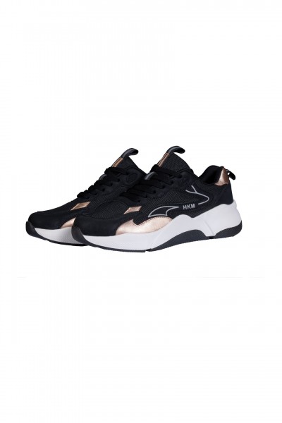 HKM Sneaker "Rosegold Glamour",schwarz,Gr.39,Sale