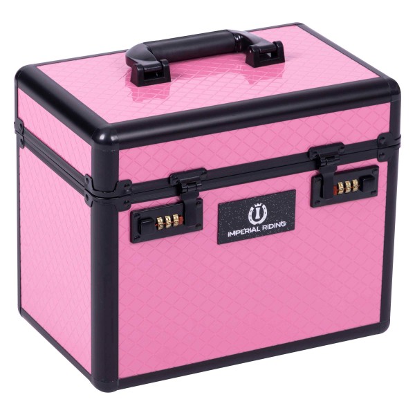 Imperial Riding Grooming Box klein in Pink-Black Putzbox 32x20x26cm